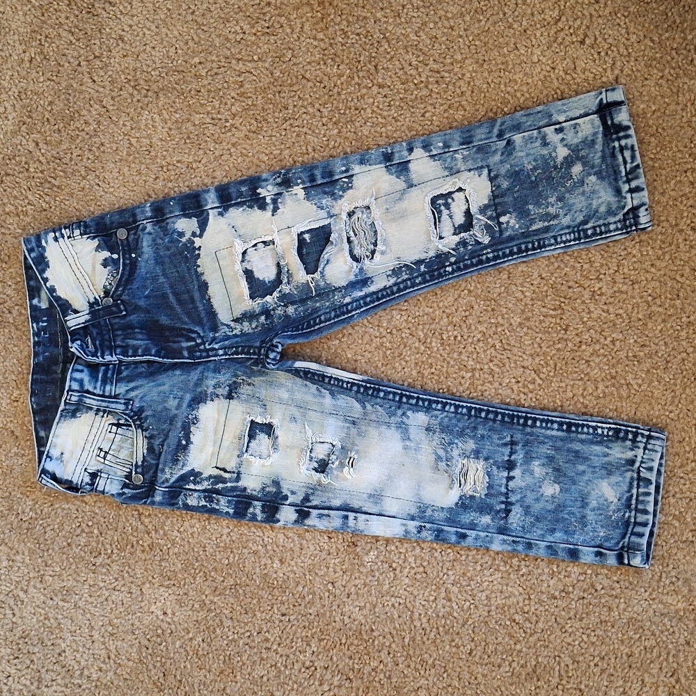 Distressed Blue Jeans for Kid